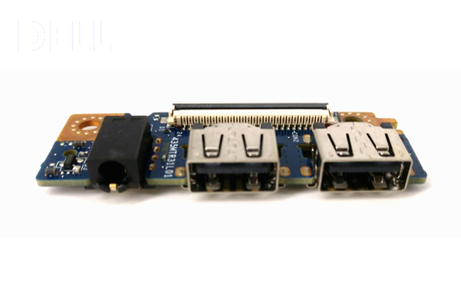 USB Audio Port IO Board Dell Vostro 3458 Inspiron 5458 5558 5758 อะไหล่แท้ จากศูนย์ Dell Thailand