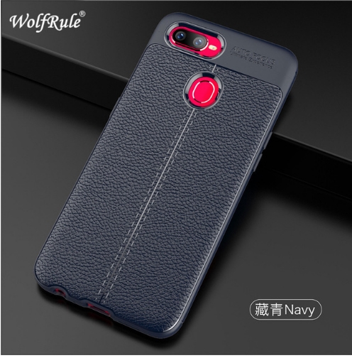 Case OPPO F9 / Pre-Order * เคสผิวลิ้นจี่ป้องกัน ผิวหนัง TPU *