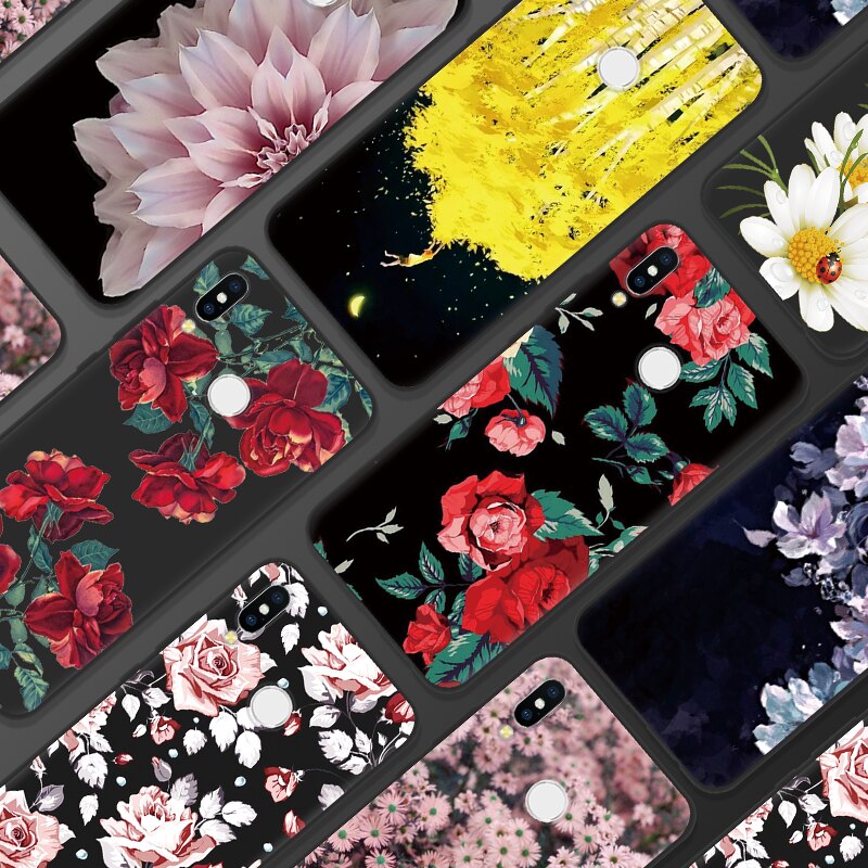 Case Huawei Y9 2019 / Pre-orde * เคสซิลิโคนดอกไม้ การ์ตูน ยอดนิยมจิตรกรรมซอฟท์ TPU ปกหลัง *