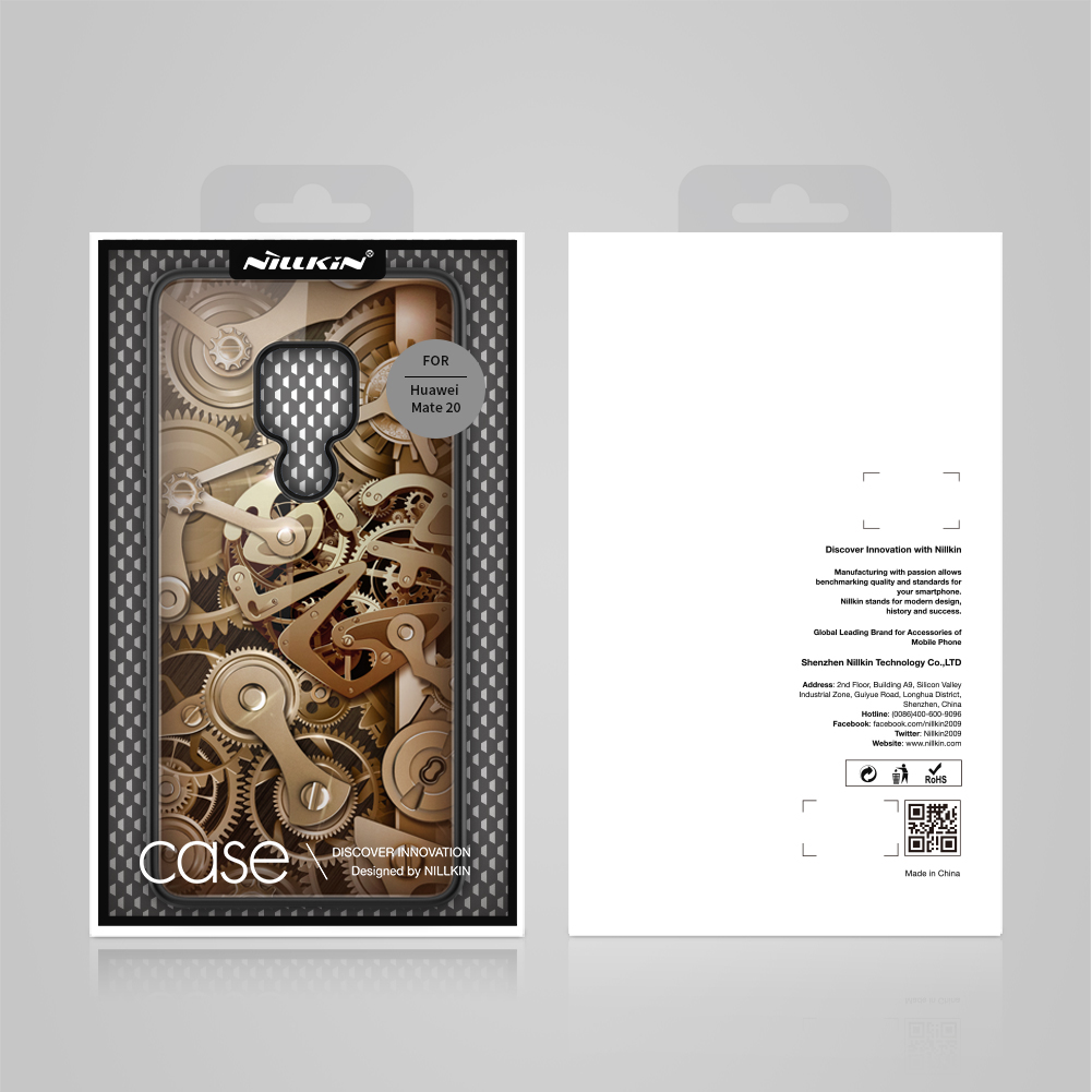 Case Huawei Mate 20 / Pre-order * NILLKIN เคส Spacetime เคสรูปเกียร์ กระจกนิรภัย + PC + TPU ปกไฮบริด *