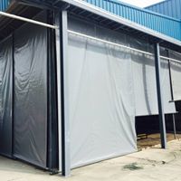 ผ้าใบชักรอก กว้าง 1เมตร สูง 6เมตร (ไม่รวมเสาค้ำ) กันสาดผ้าใบ ชักรอกผ้าใบ ผ้าใบม้วนขึ้นลง ผ้าใบม้วนเก็บได้ มีทุกสี 1m x 6m