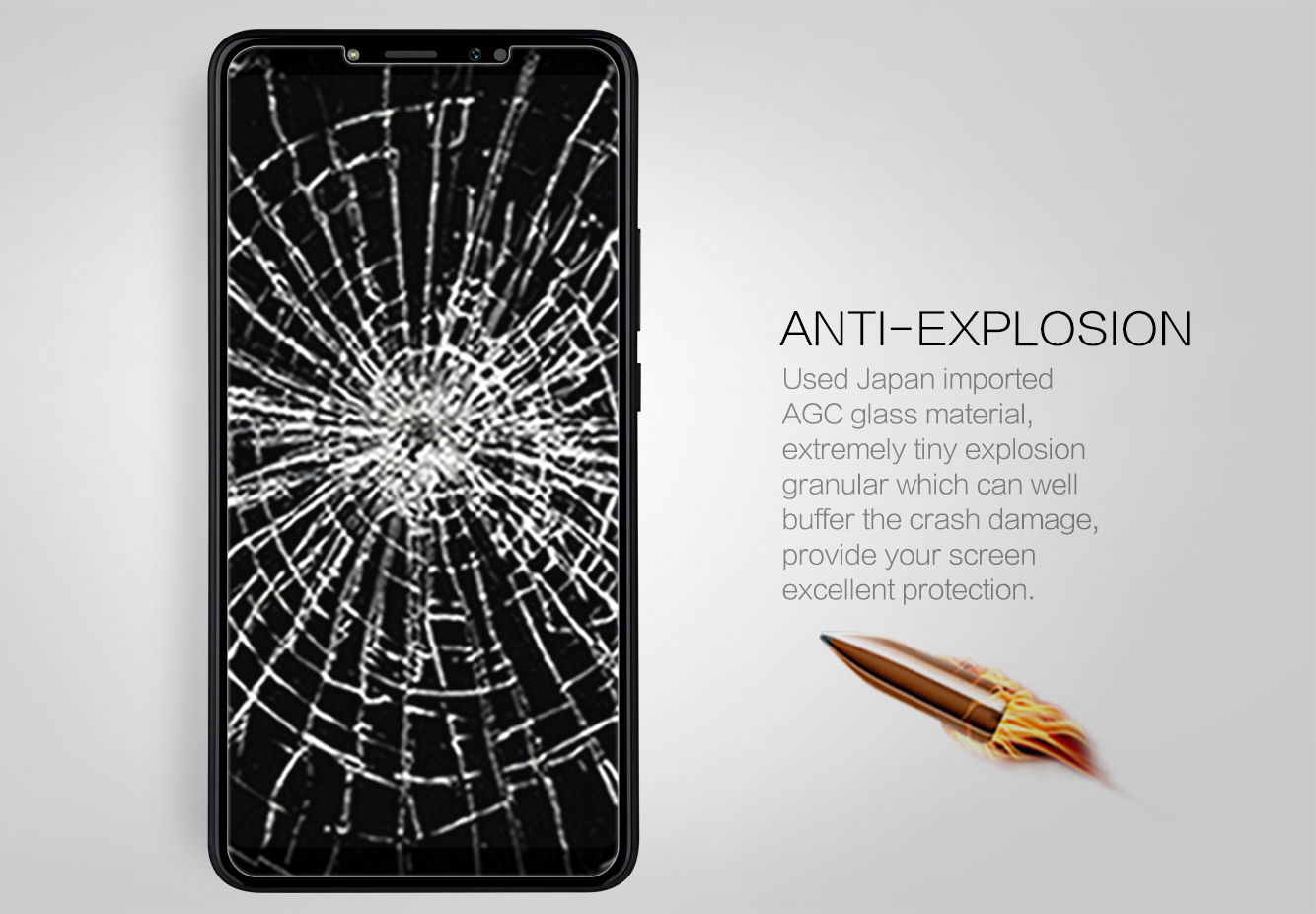 กระจกนิรภัย Xiaomi Mi Max 3 / Pre-Order * NILLKIN Amazing H+PRO แก้ว AGC ใช้แล้วกับนาโนเทคโนโลยีของ HARVES *