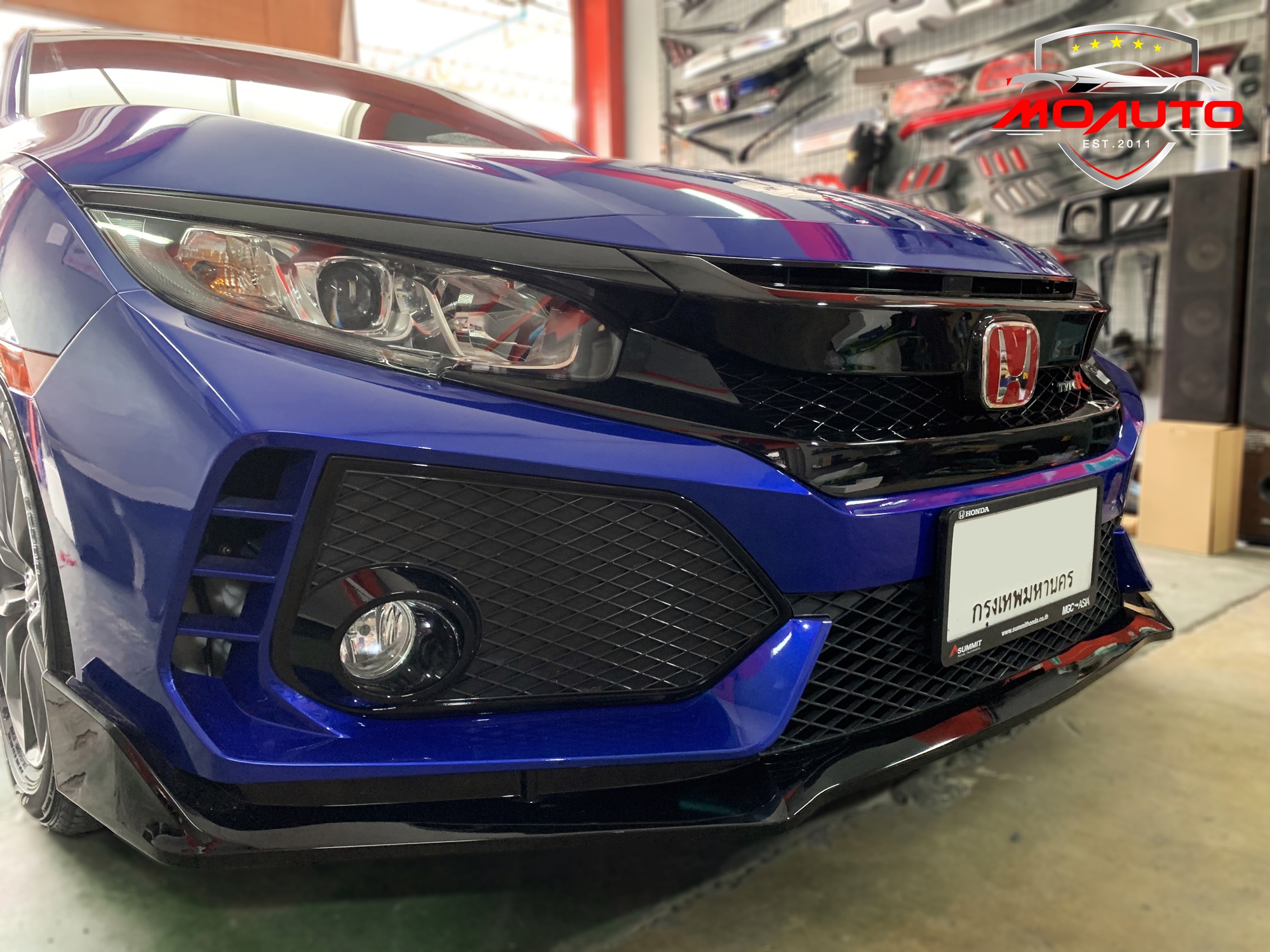 ชุดแต่ง TYPE-R สำหรับ CIVIC FC 2016-2021 (แบบเปลี่ยนกันชน)