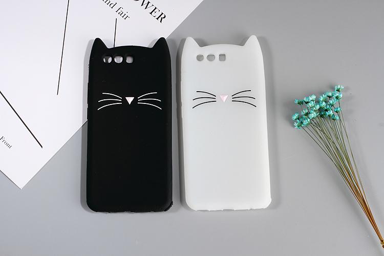 Case Huawei P10 Plus / Pre-order * 3D หนวดแมวซิลิโคน *