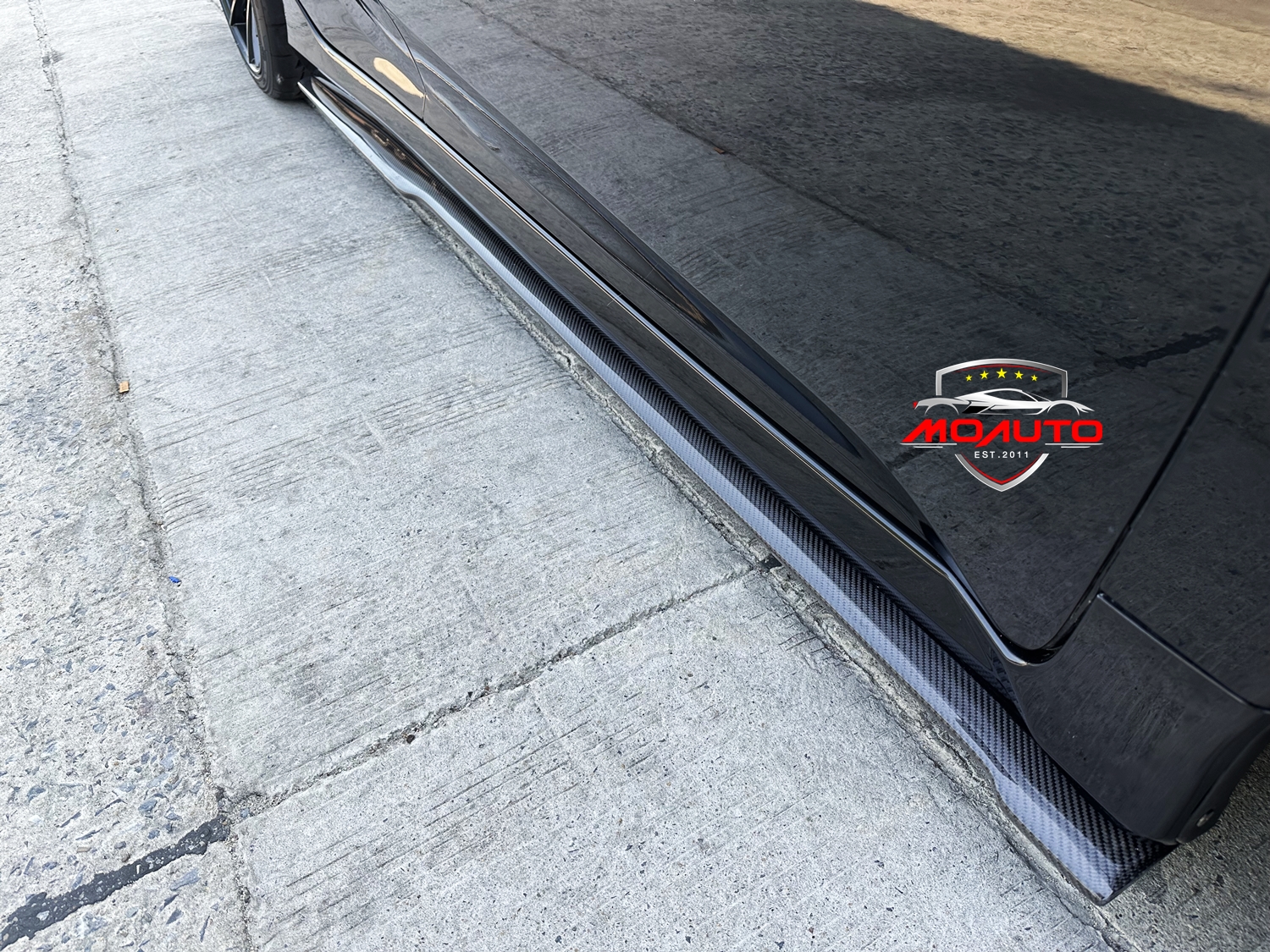 ลิ้นข้างคาร์บอนแท้ทรงเว้า (MS) CIVIC FC / FK