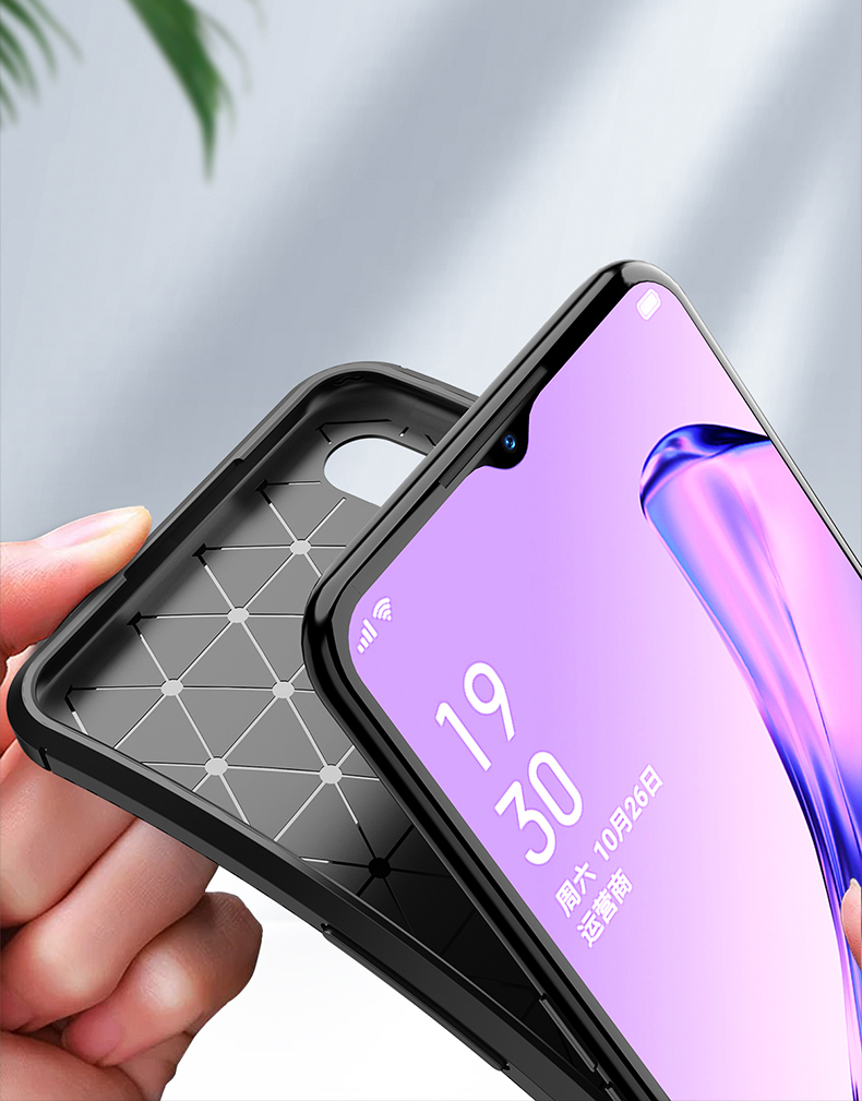 Case OPPO A31 / Pre-order * เคส TPU ผิวปกคาร์บอนไฟเบอร์ป้องกันการกระแทก *