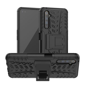 Case Realme 6 Pro / Pre-Order * เคสยางกันลื่นรูปแบบ Cool Tire PC + TPU Combo พร้อมขาตั้ง *