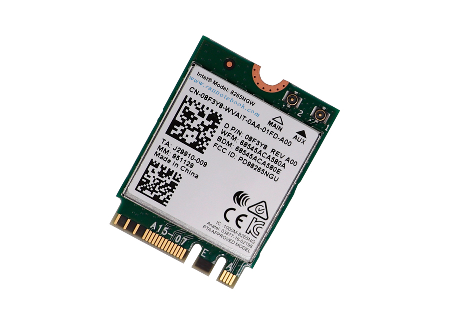 Wireless card สำหรับ Dell Latitude 7480 การ์ดไวไฟ Dell 7480 แท้ ตรงรุ่น ตรงสเปค ประกัน ศูนย์ Dell Thailand ลด ราคา พิเศษ