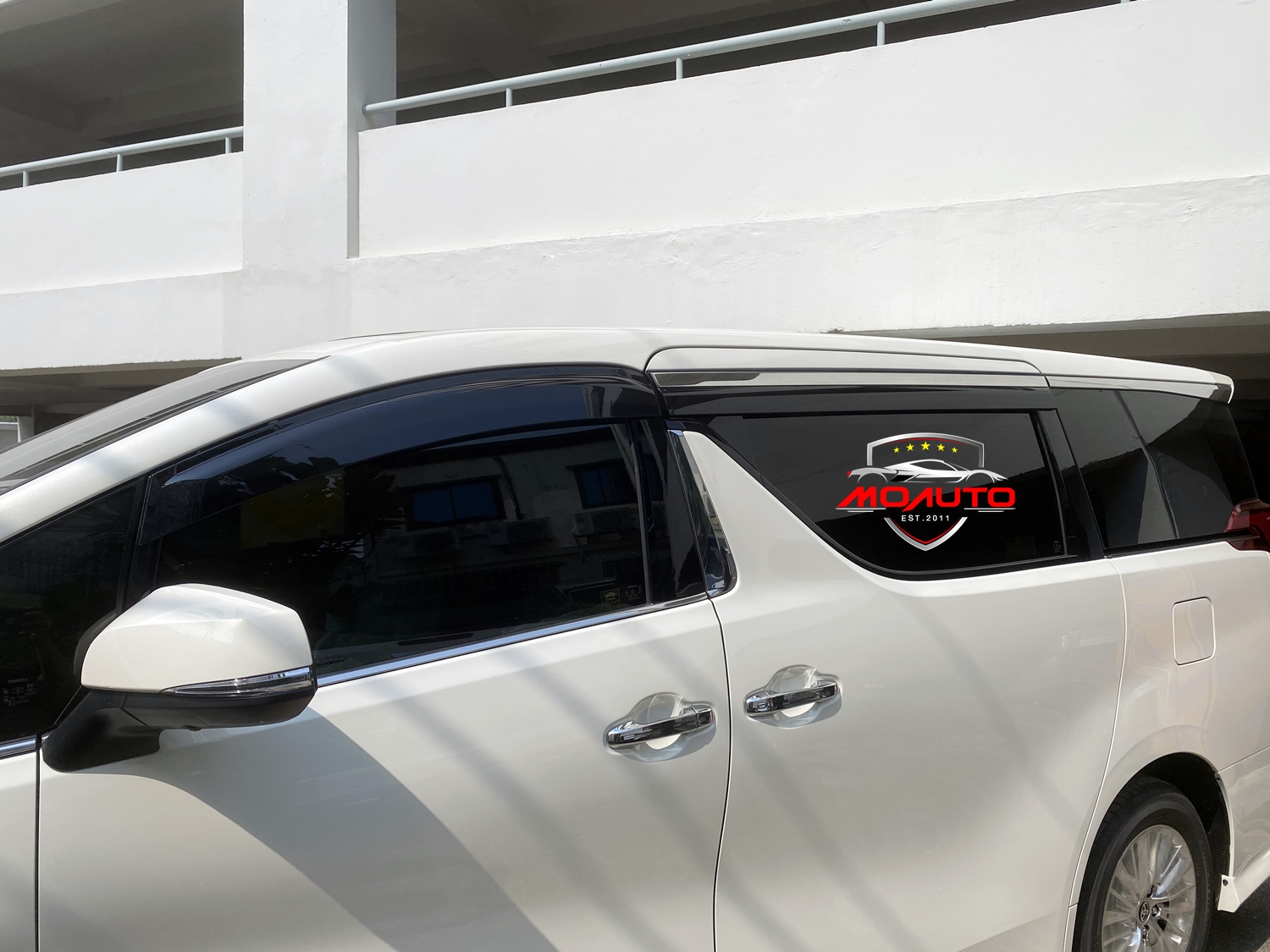 กันสาดสแตนเลท ALPHARD / VELLFIRE MC