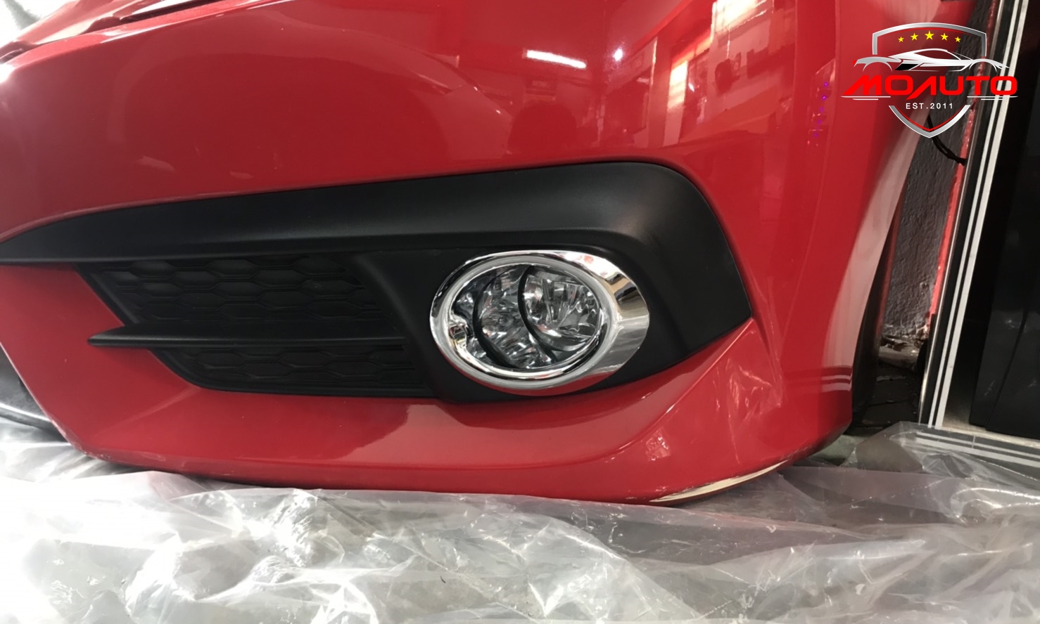 ครอบไฟตัดหมอกโครเมียม CIVIC FC