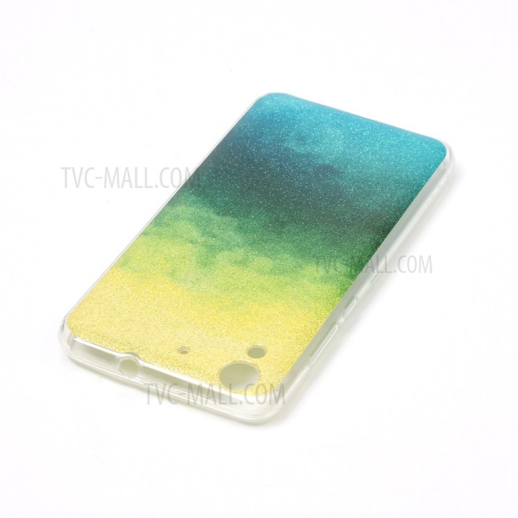 Case Huawei Y6ii / Pre-order * เคส TPU ซอฟท์ พื้นผิวมันวาวฝังตัวอยู่กับผงแวว *