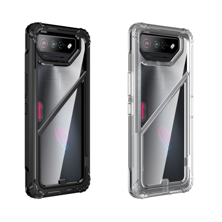 Case ASUS ROG Phone 7 5G / 7 Ultimate 5G # Pre-order * เคส PC + TPU เคสโทรศัพท์กันกระแทกพร้อมตัวยึดแม่เหล็ก *