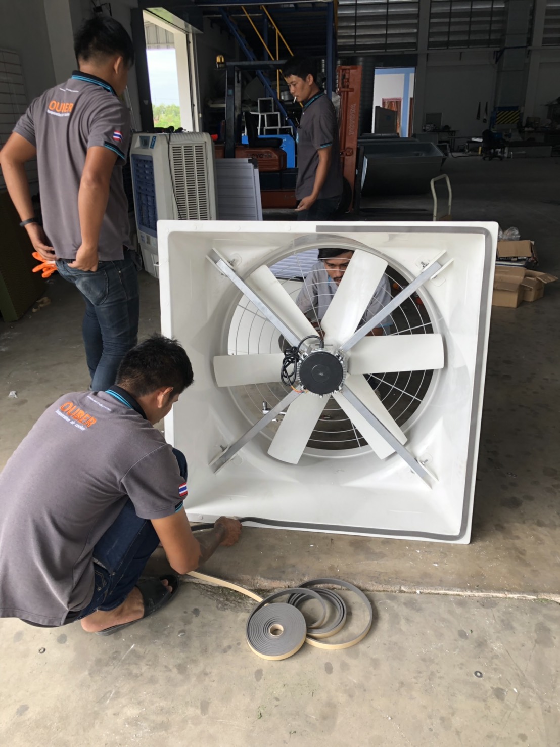 พัดลมฟาร์มไฟเบอร์กลาส ESC1460-Fiber (50 นิ้ว)