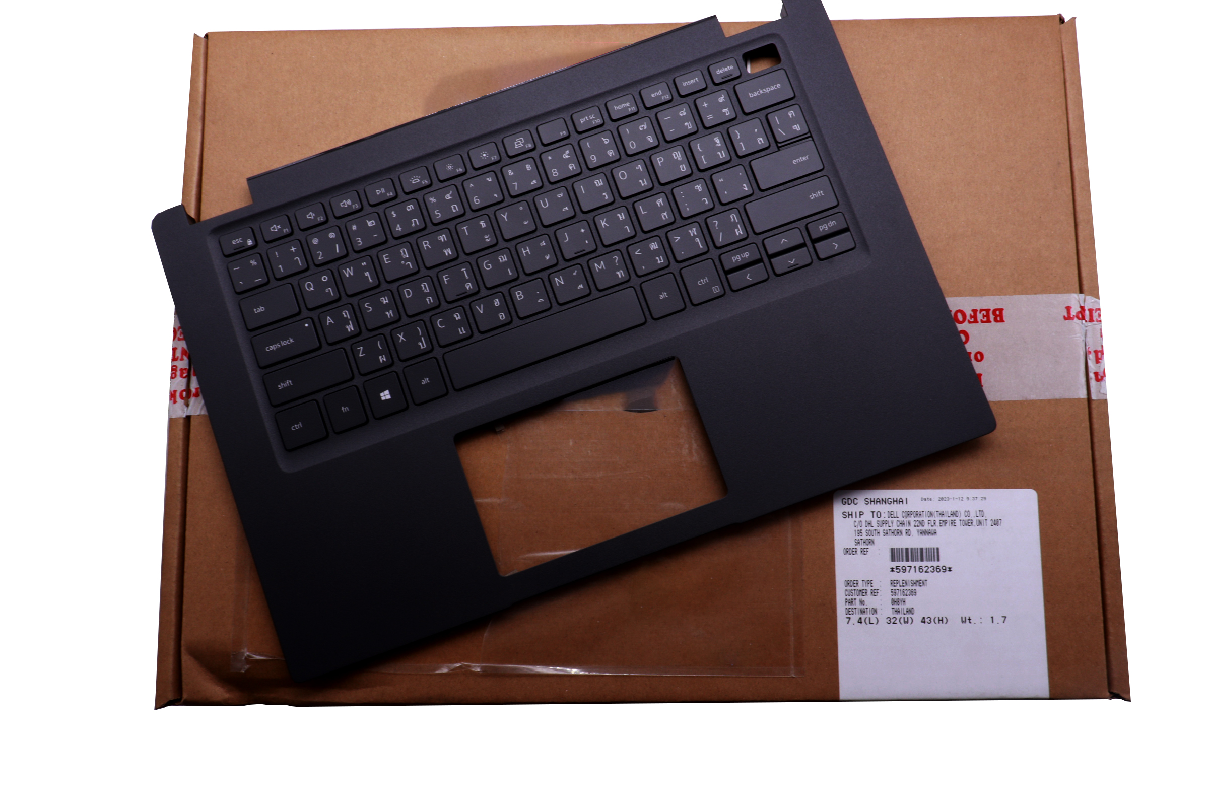 บอดี้บน พร้อมคีย์บอร์ด Dell Latitude 3410 แท้ Palmrest Keyboard Dell 3410 ราคา พิเศษ แท้ ตรงรุ่น รับประกันศูนย์ Dell Thailand