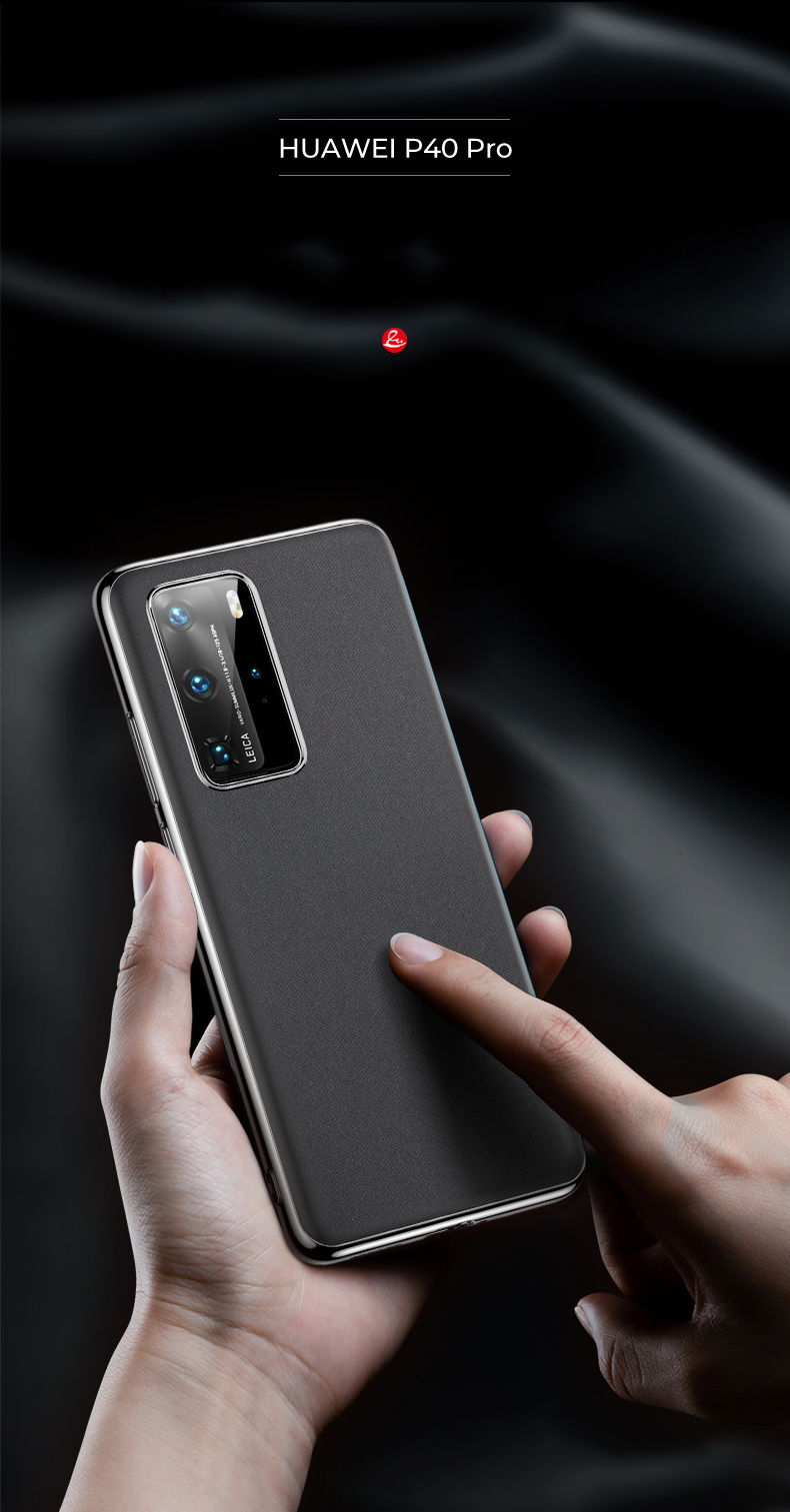 Case Huawei P40 Pro / Pre-order * เคสขอบบางหนัง PU ผิว PC + TPU เคสโทรศัพท์ไฮบริด หนัง PU เคลือบผิวเรียบเนียนทนทานมากขึ้น *
