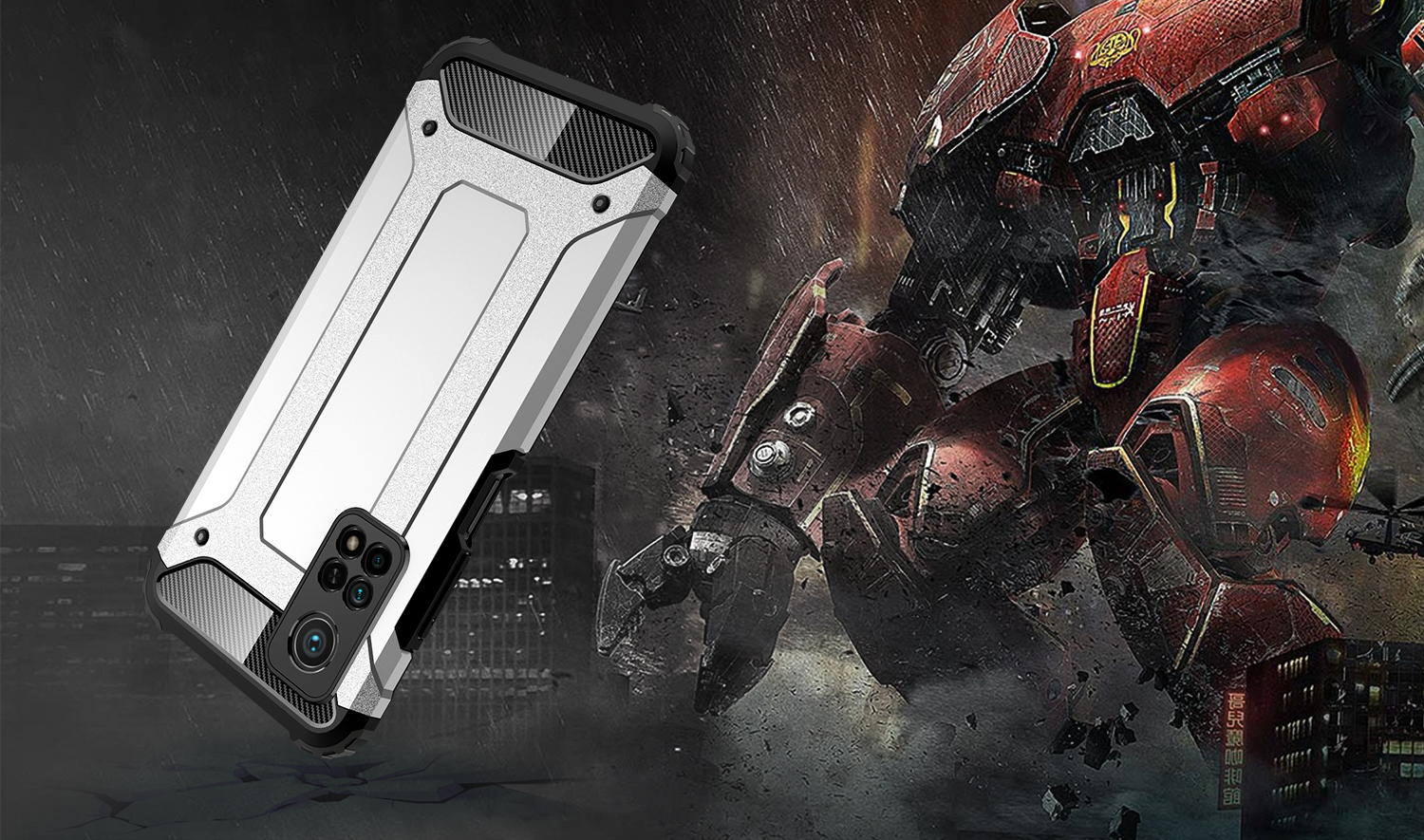 Case Xiaomi Mi 10T Pro 5G / Pre-order * เคส Hybrid Case PC + TPU กันรอย และพลาสติก *