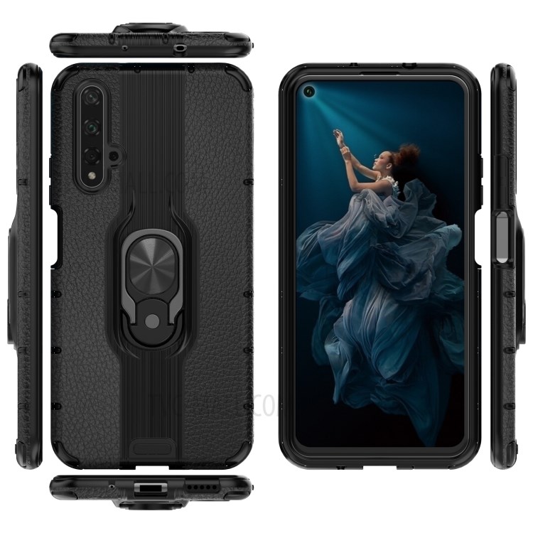 Case Huawei Nova 5T / Pre-order * เคสไฮบริด: PC + TPU ขายึดแหวนสำหรับการแสดงผลแนวนอนและการทำงานด้วยมือเดียว *