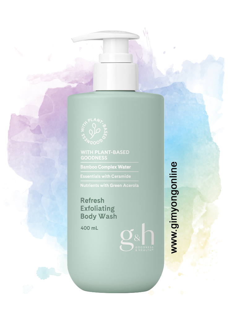 g&h Refresh Exfoliating Body Wash - 400ml เจลอาบน้ำ รีเฟรช