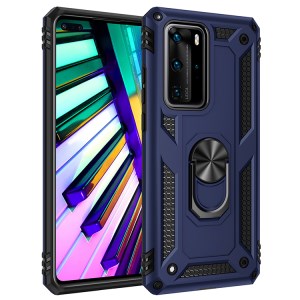 Case Huawei P40 Pro / Pre-order * เคส TPU Combo Combo แหวนเกราะขาตั้ง *
