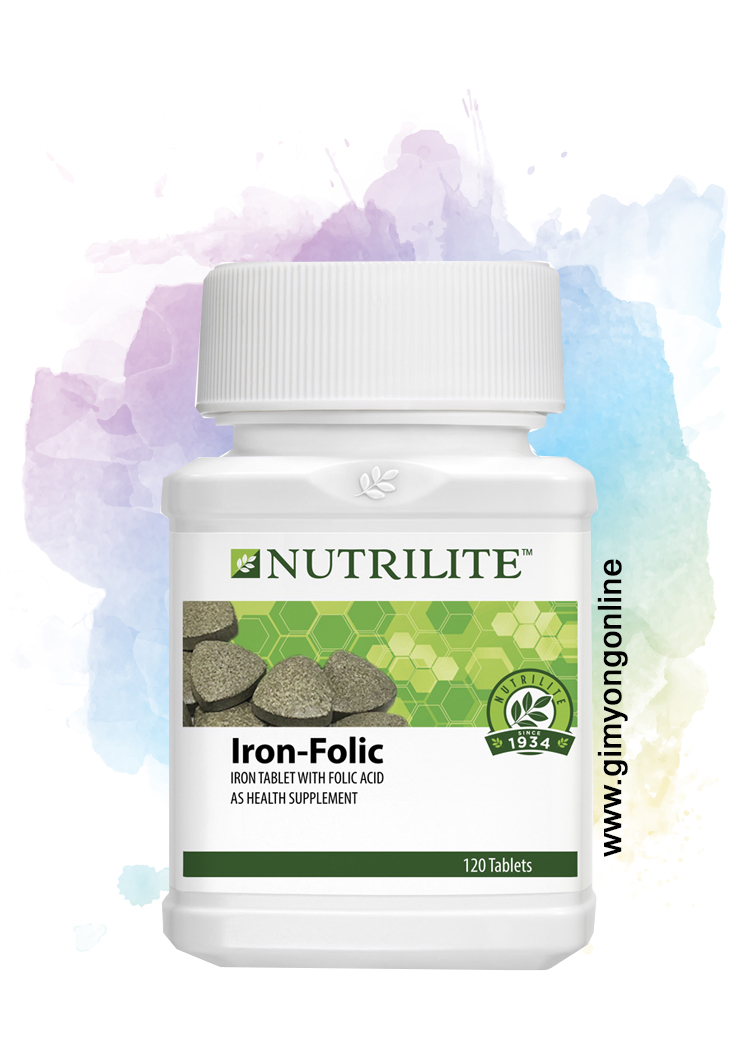 นิวทริไลท์ เหล็ก และ โฟเลต บรรจุ 120 เม็ด Nutrilite Iron-Folic 120 Tablets