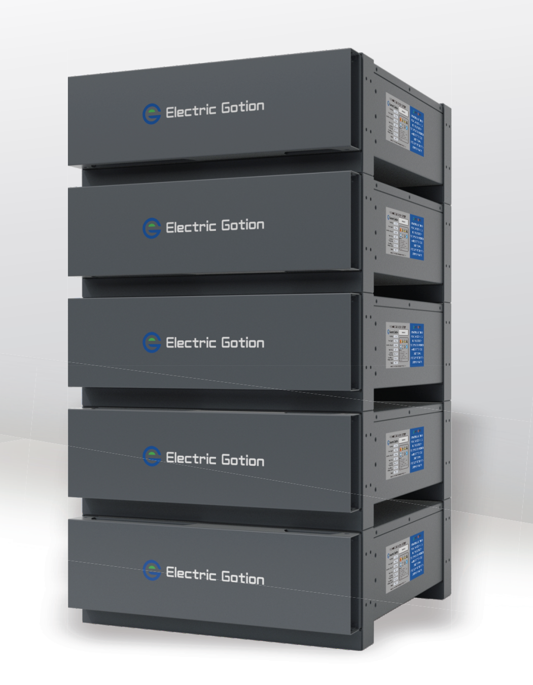 แบตเตอรี่ลิเธียมไอรอนฟอสเฟต LiFePO4 แบบ Rack Type ยี่ห้อ Electric Gotion ขนาดความจุ 100Ah 51.2V