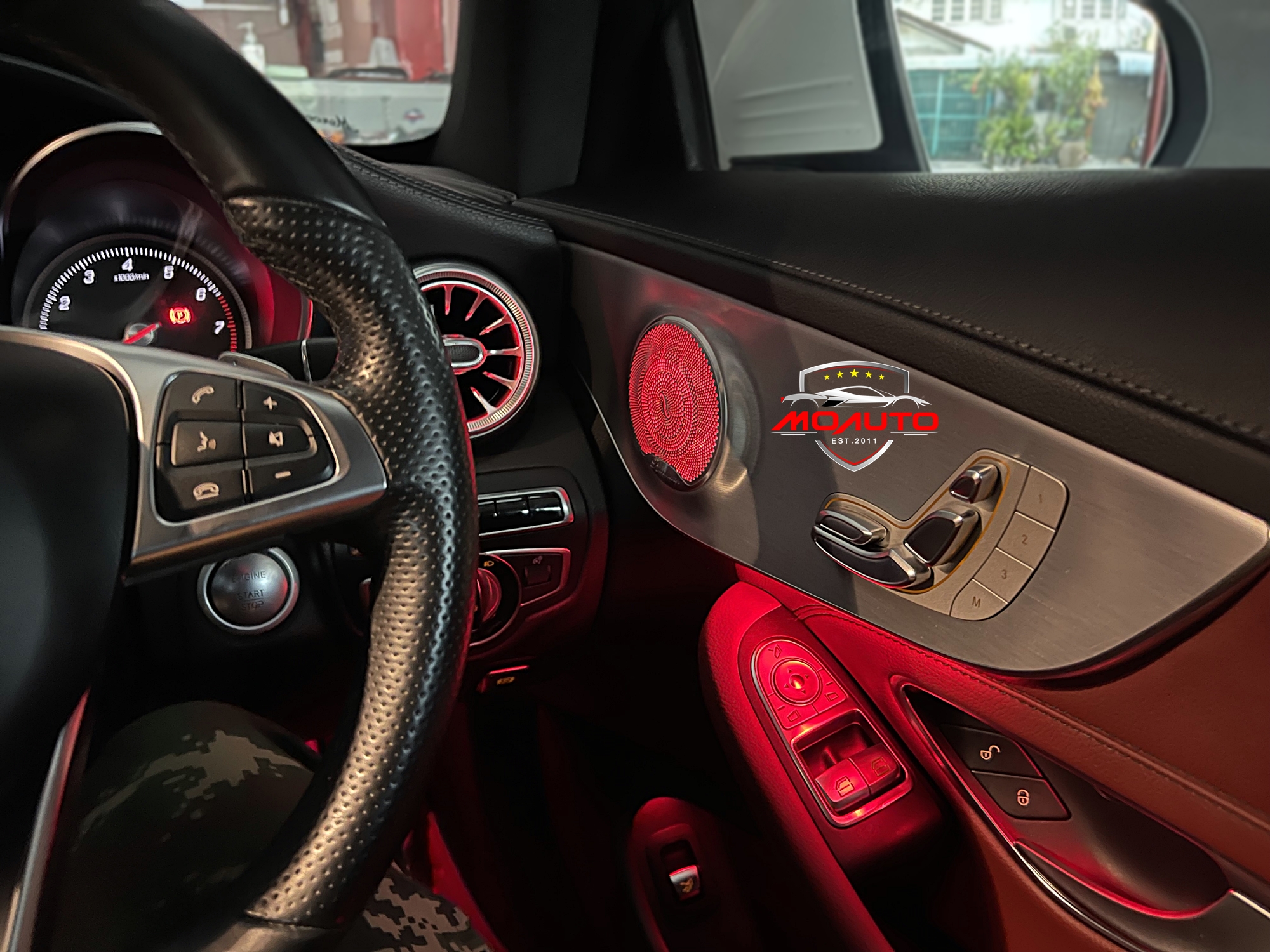 ฝาครอบลำโพงแผงข้างประตู AMBIENT LIGHT - C200 C250 W205