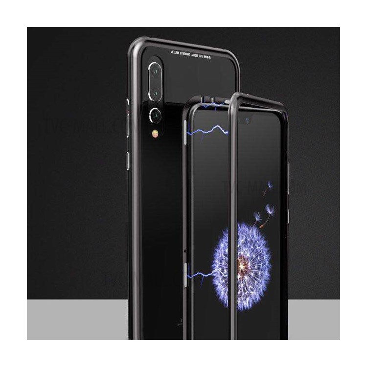 Case Huawei P20 Pro / Pre-order * เคสกรอบโลหะแม่เหล็ก + กระจกนิรภัยด้านหลังความแข็ง 9H แม่เหล็กถอดออกได้และยึดติดกันได้ *
