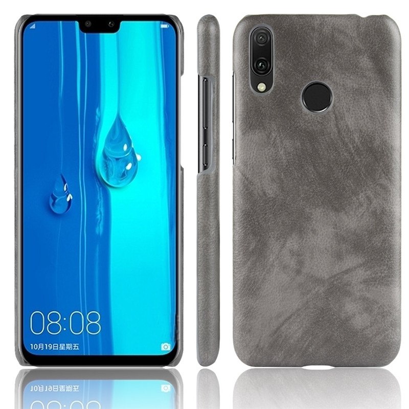 Case Huawei Y9 2019 / Pre-orde * เคสแข็งหรูหราลิ้นจี่หนัง PU ปกคลุม *
