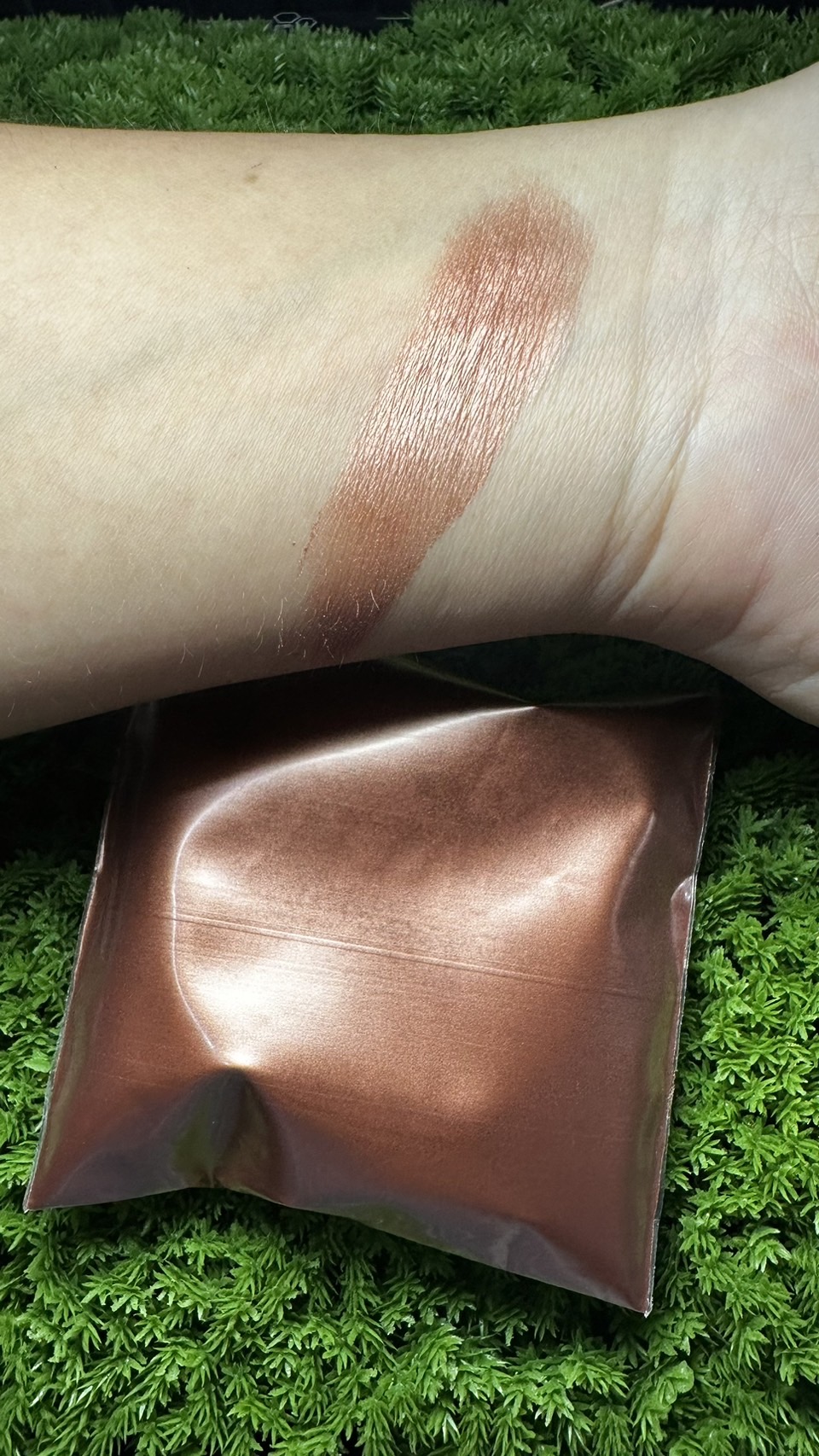 mica Bronze gold red orange (ไมก้าน้ำตาลทองอมส้ม) 30g 005753