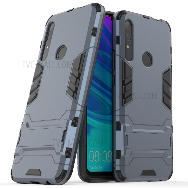 Case Huawei Y9 Prime 2019 / Pre-Order * เคสกันกระแทกพลาสติกแข็ง + TPU อ่อน = ป้องกันสองชั้น พร้อมขาตั้ง *