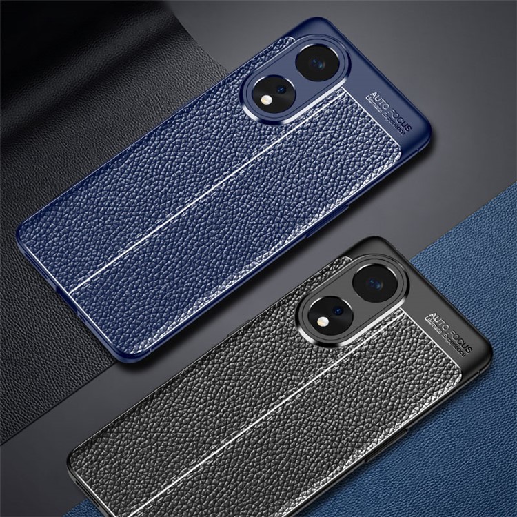 Case OPPO Reno8 T 5G # Pre - Order * เคสผิวลิ้นจี่เนื้อ TPU ป้องกันรอยขีดข่วนโทรศัพท์ *