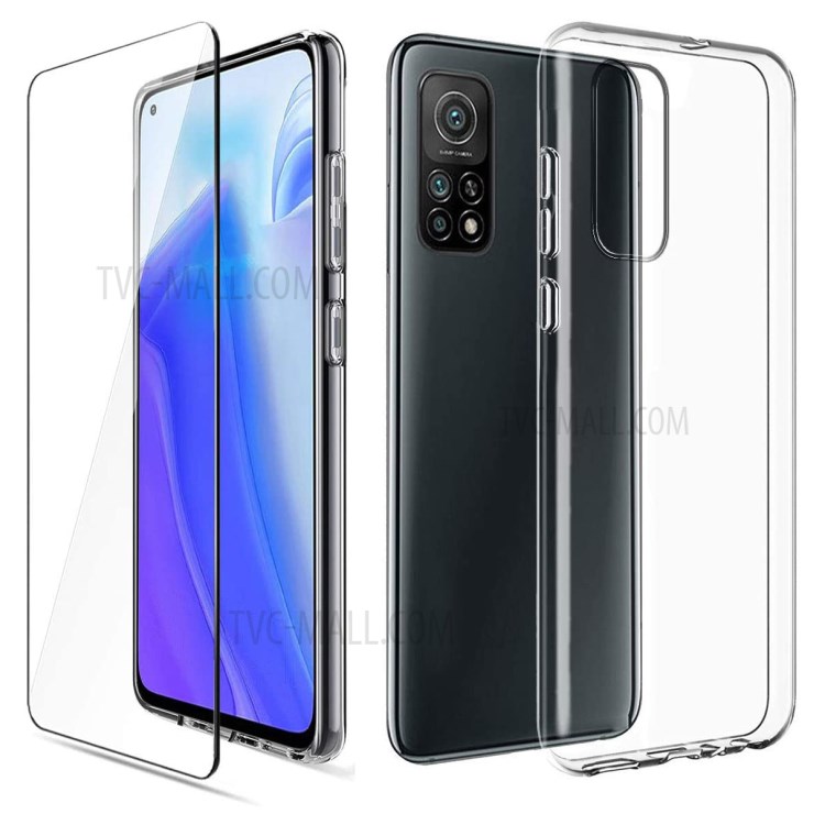 Case Xiaomi Mi 10T 5G / Mi 10T Pro 5G / Pre-order * เคส TPU ใส + กระจกกันรอยหน้าจอ *