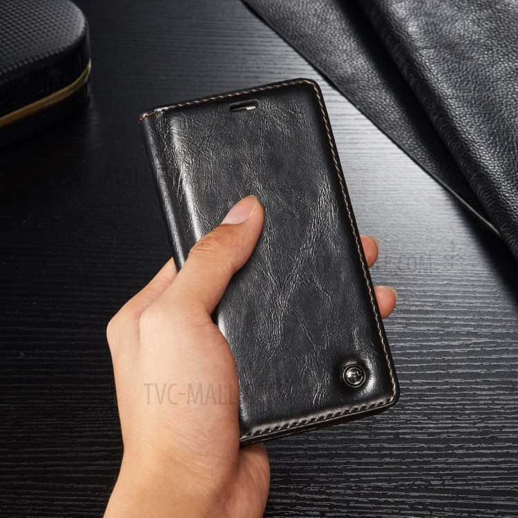 Case Huawei P20 Pro / Pre-order * CASEME กระเป๋าสตางค์น้ำมันหนังแท้ Crazy Case *