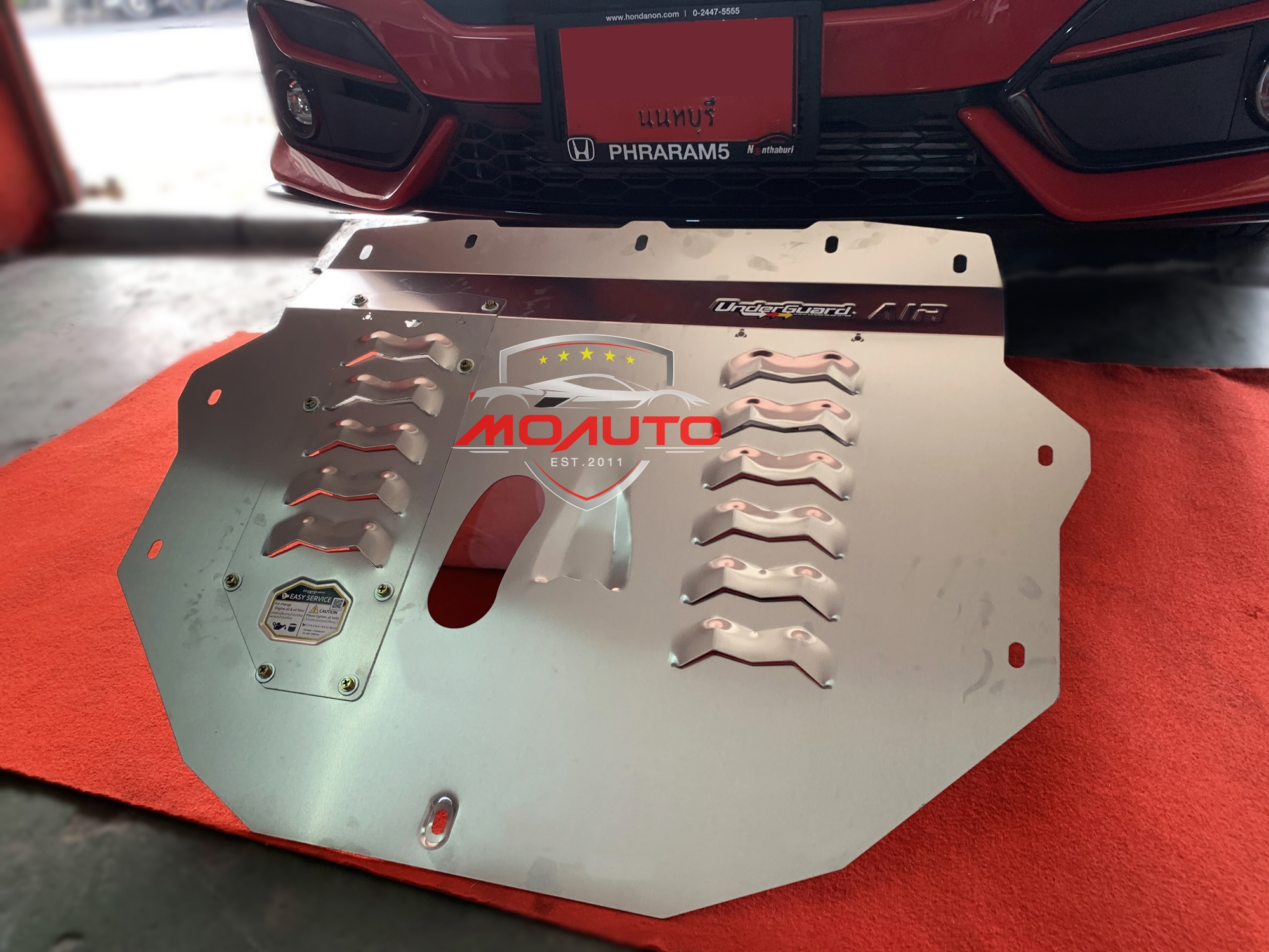 แผ่นปิดกันกระแทกใต้ห้องเครื่อง อันเดอร์การ์ด ( UnderGuard ) CIVIC FK (HATCHBACK)