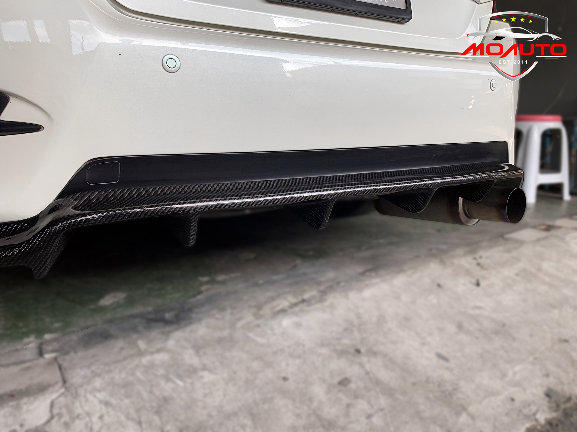 ดิฟฟิวเซอร์หลังคาร์บอนแท้ แบบเต็ม พร้อมปีกข้างFC / FC MC