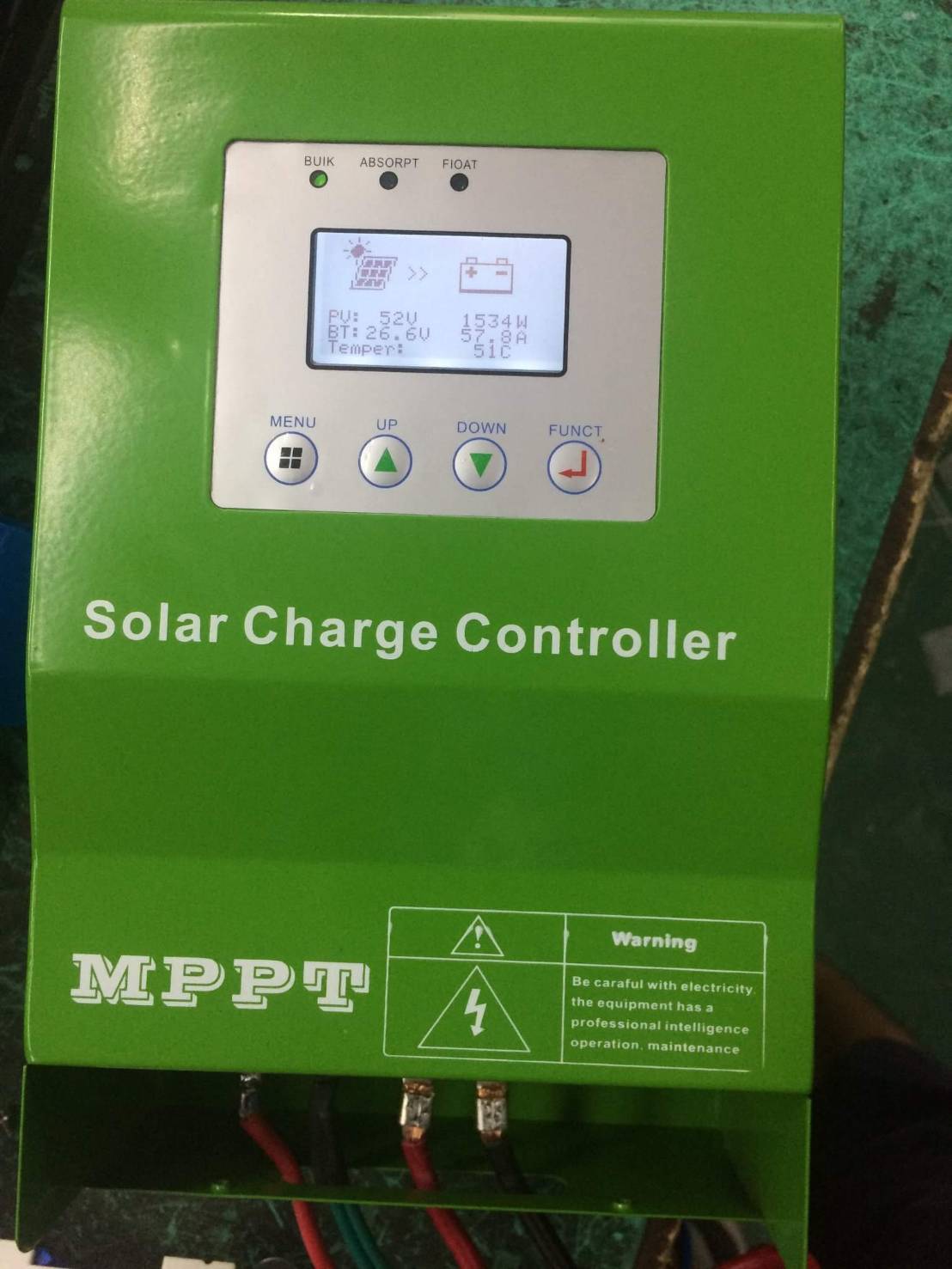 โซล่าชาร์จเจอร์เอ็มพีพีที - MPPT Solar Charge Controller รุ่น 60A auto 12/24/48V