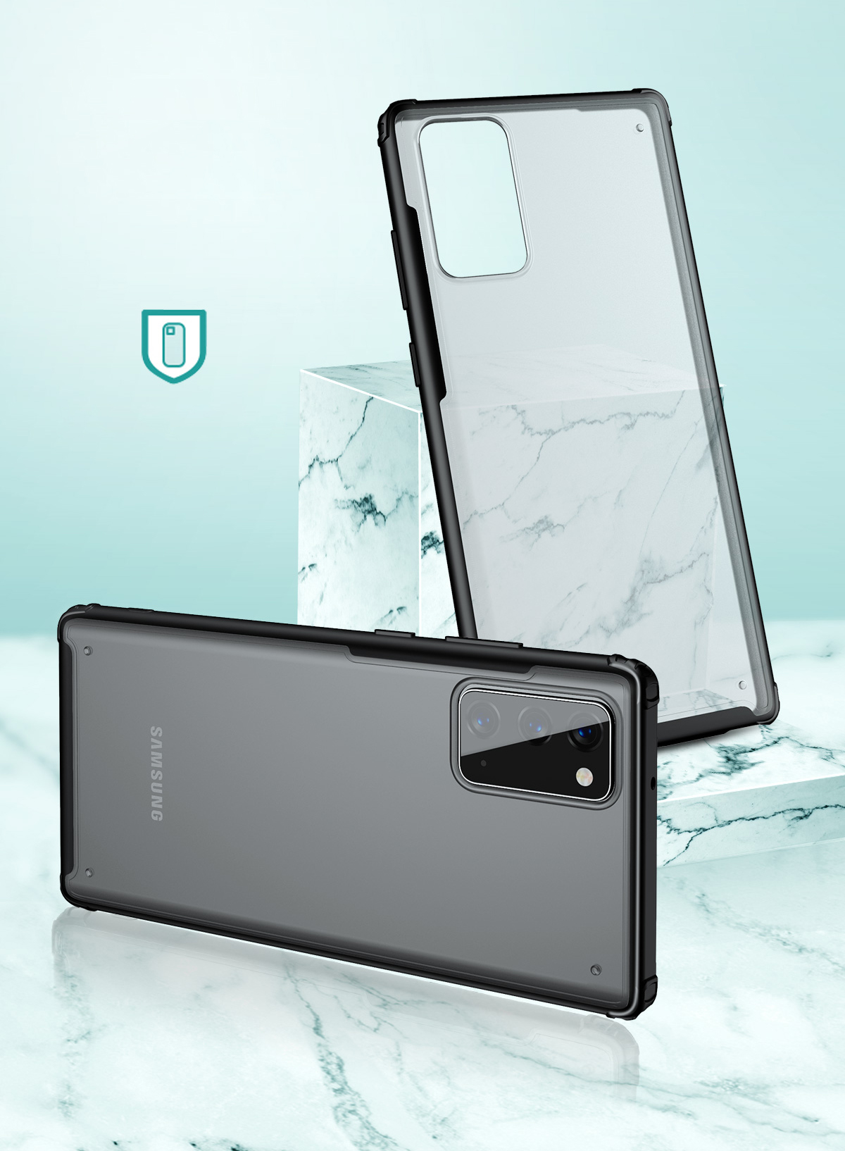Case Samsung Galaxy Note 20/Note 20 5G / Pre-Order * เคสกันกระแทก Matte PC + TPU ไฮบริด *