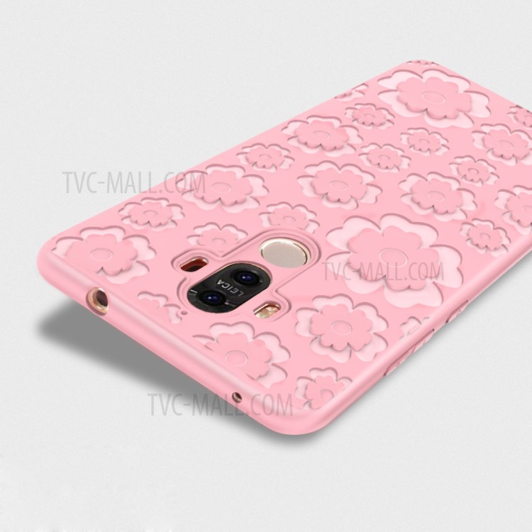 Case Huawei Mate 9 / Pre-order * รูปแบบ 3D ดอกไม้ Soft TPU Case *