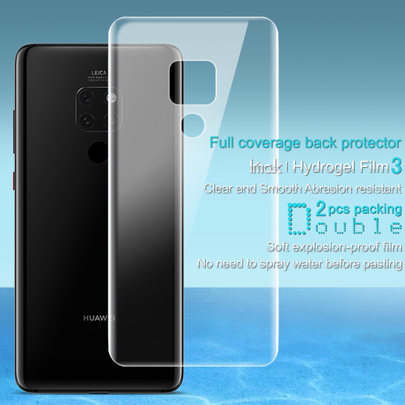 ฟิล์มกันรอย หลัง Huawei Mate 20 / Pre-order * 2 ชิ้น IMAK Hydrogel Film 3 ความหนา 0.15 มม. *