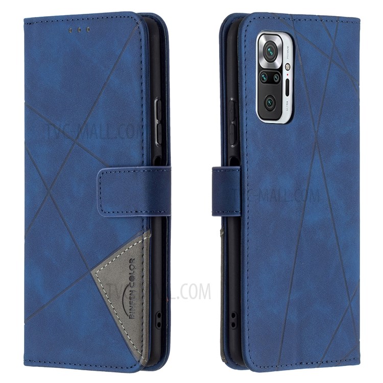 Case Xiaomi Redmi Note 10 Pro / Pre-Order * เคสกระเป๋าสตางค์พื้นผิวทางเรขาคณิตแบบแม่เหล็ก *