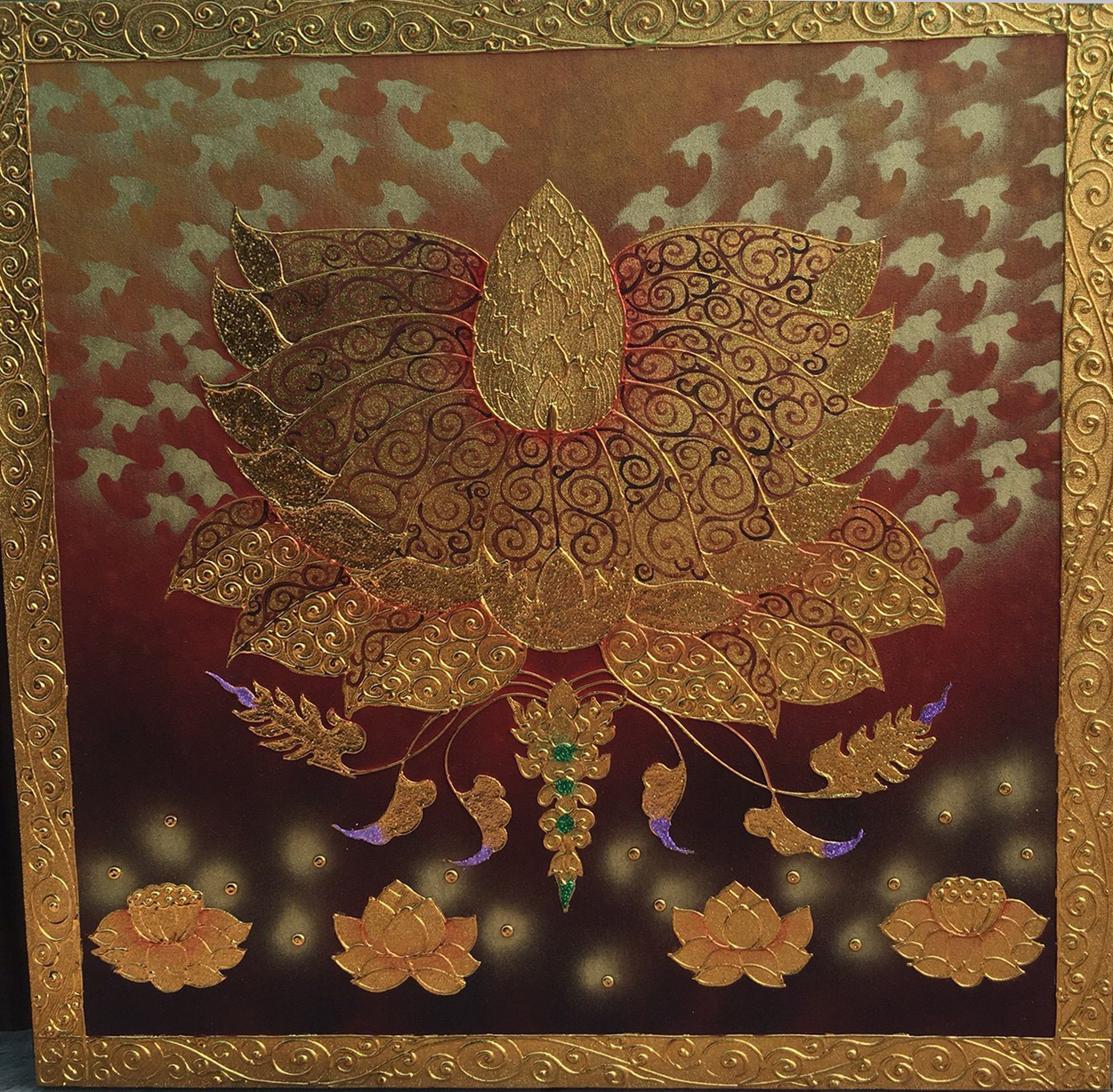 ภาพมงคล ขนาด 60 x 60 cm. ลาย 097