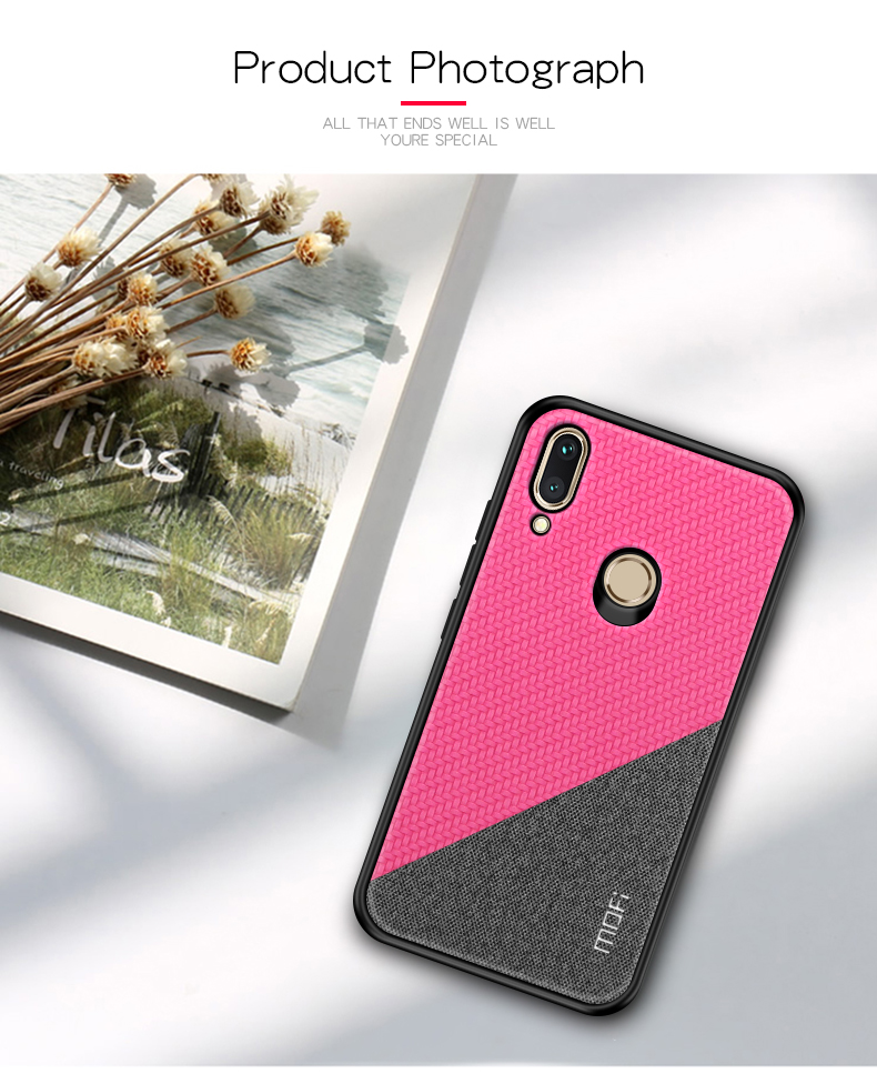 Case Huawei Nova 3i / Pre-Order * MOFI เย็บเนื้อผ้าและเนื้อผ้าดูสง่างาม *