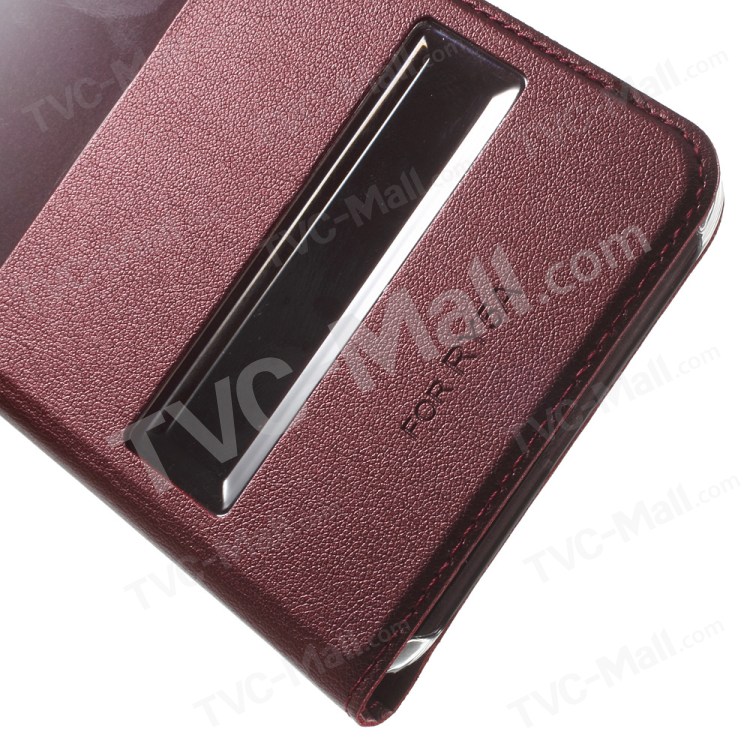 Case Huawei Y6ii / Pre-order * เคสหน้าต่างคู่ หนัง PUที่มีคุณภาพสูง *