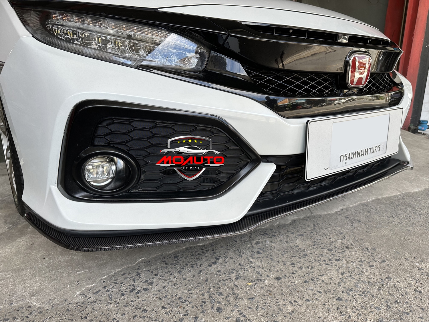 ลิ้นหน้าคาร์บอนแท้ HATCHBACK FK 2016-2018