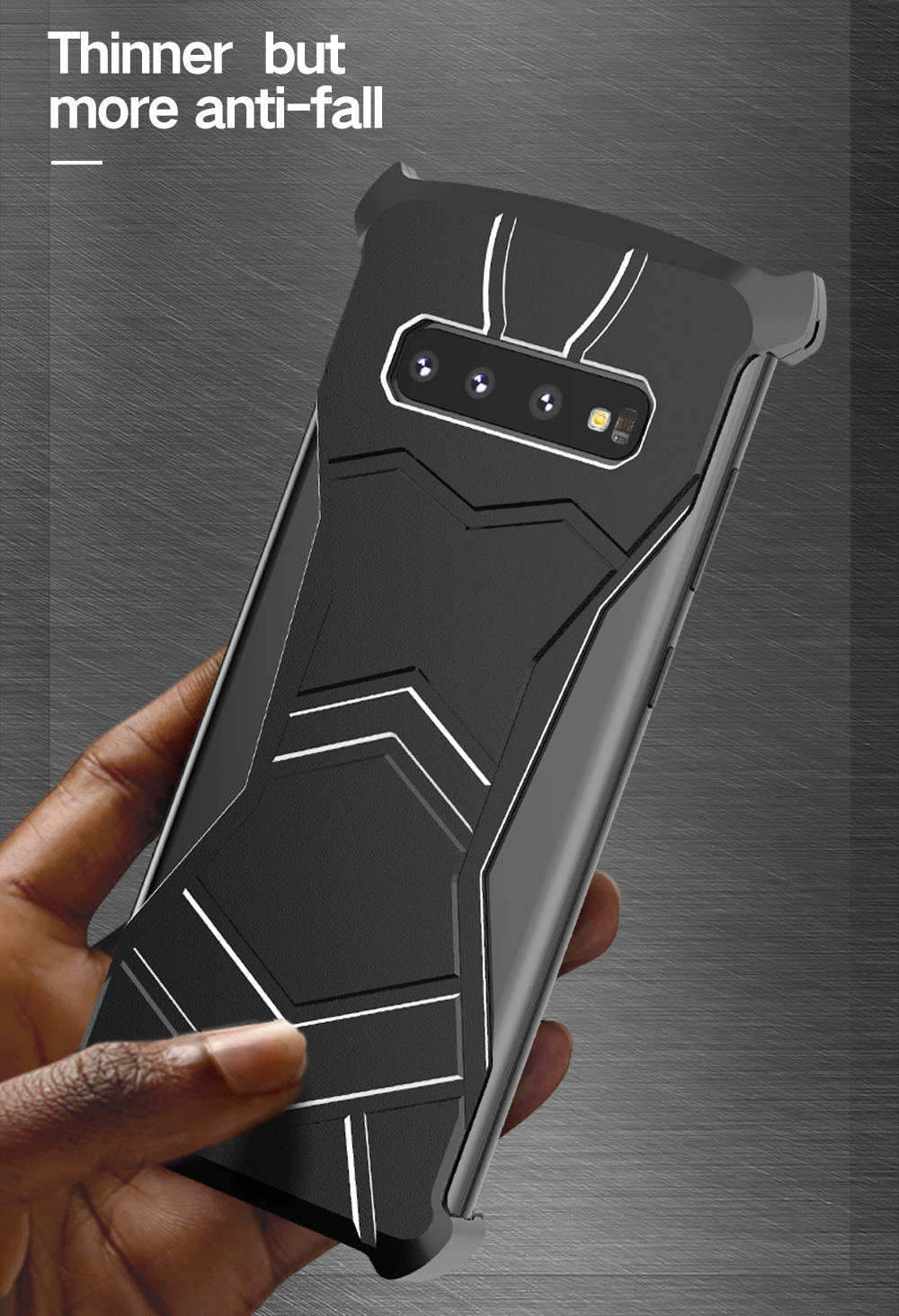 Case Samsung Galaxy S10 / Pre-Order * Panther กันกระแทกอลูมิเนียมปกหลัง วัสดุอลูมิเนียมบางพิเศษเพื่อความพอดีที่ไร้รอยต่อ *