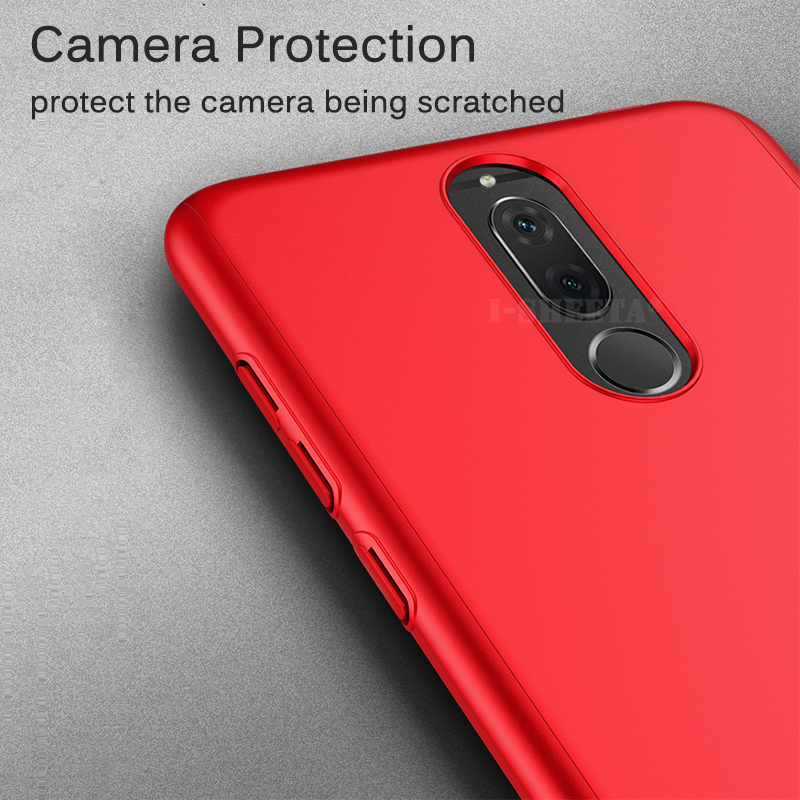 Case Huawei nova 2i * เคสป้องกันมีฝาครอบเต็ม 360 องศา + กระจก *