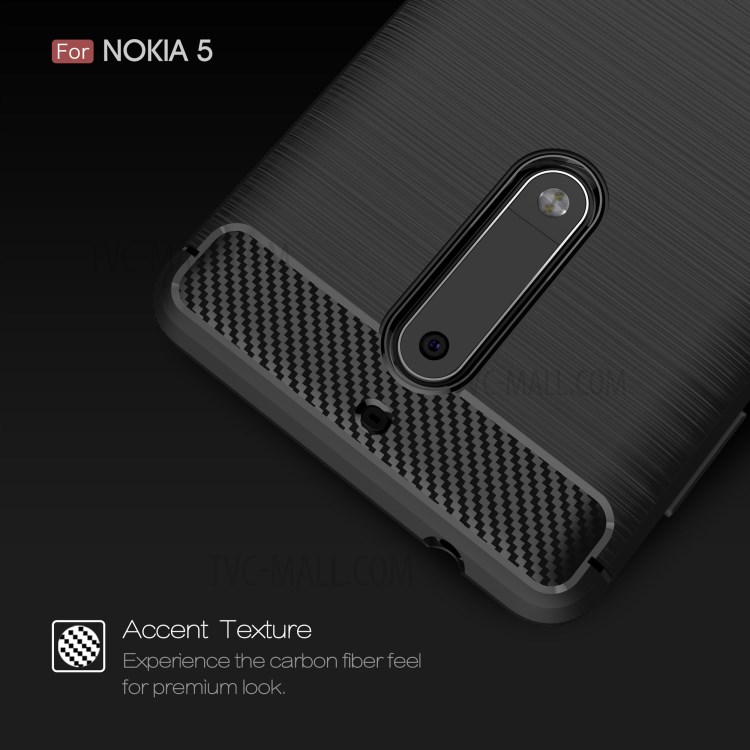 Case Nokia 5 / Pre-order * คาร์บอนไฟเบอร์ Brushed TPU *