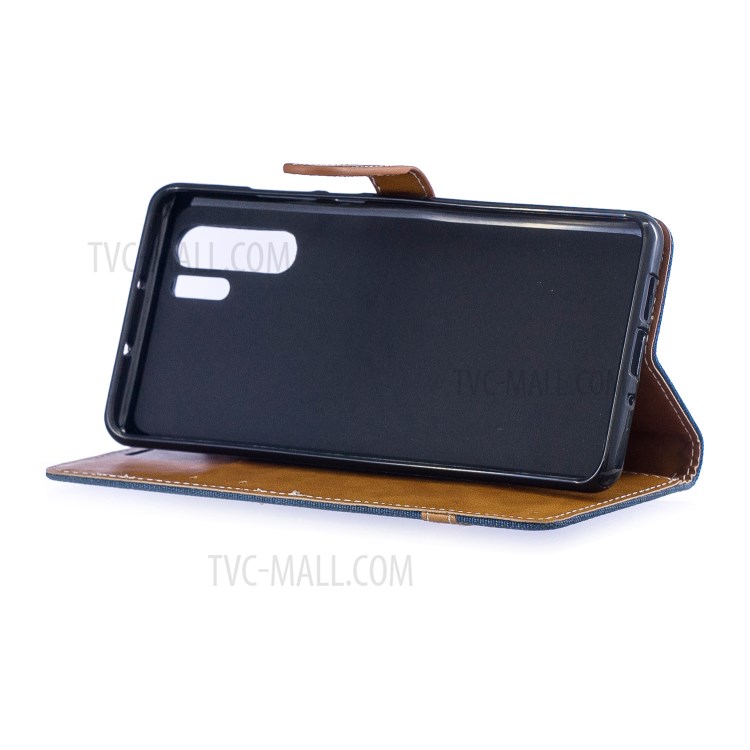 Case Huawei P30 Pro / Pre-Order * สีทูโทน ผ้า Jean หนัง PU *