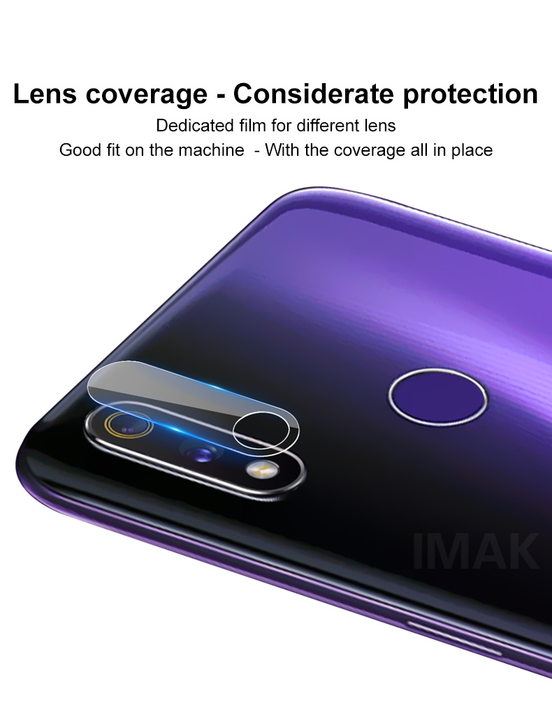 ฟิล์มเลนส์กล้องหลัง OPPO Realme 3 Pro / Pre-Order * IMAK 2 ชิ้น ฟิล์มเลนส์แก้วความละเอียดสูง *