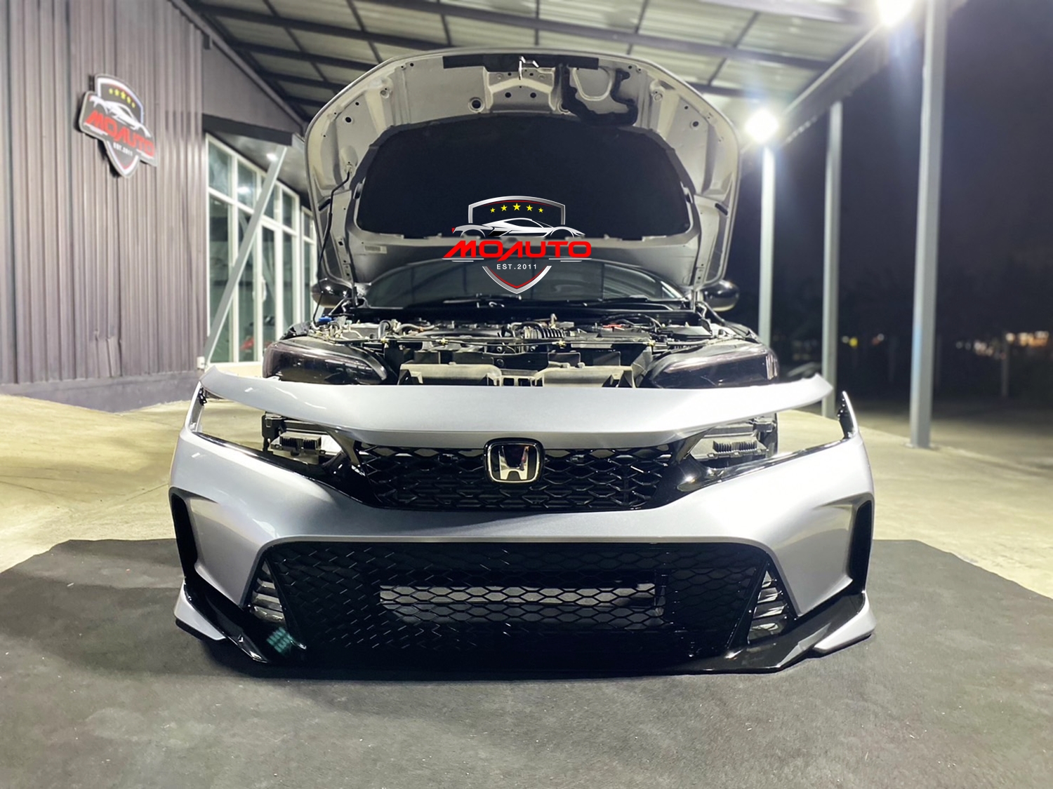 ชุดแต่งกันชนหน้า ทรง TYPE-R สำหรับ CIVIC FE